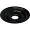 Ekena Millwork Galway Ceiling Medallion (Fits Canopies up to 3 1/4"), 15 3/4"OD x 3 1/4"ID x 1"P, Black Pearl CM15GABPS - alternate 2